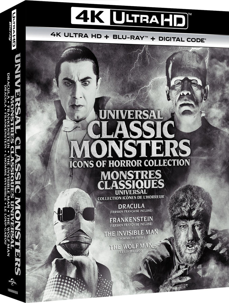 Universal Classic Monsters Icons of Horror Collection (4K-UHD)