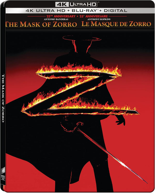 The Mask of Zorro (25th Anniversary Edition Steelbook) (4K-UHD)