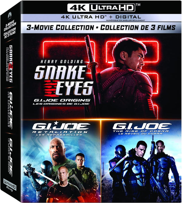 Snake Eyes: G.I. Joe 3 Movie Collection (4K-UHD)