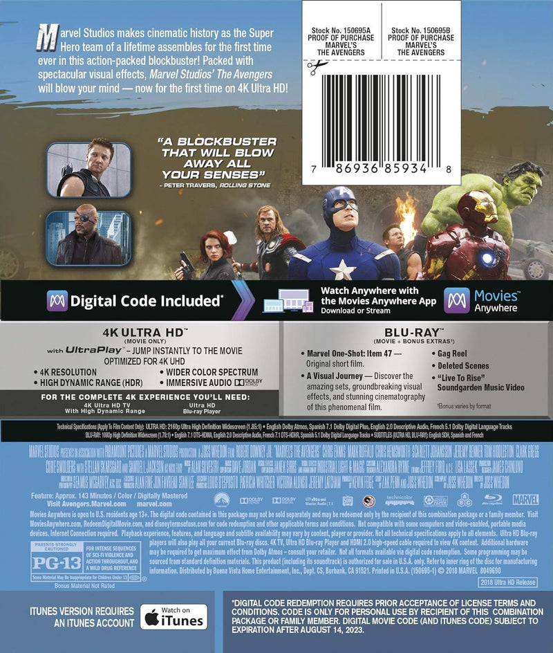 The Avengers (4K-UHD)