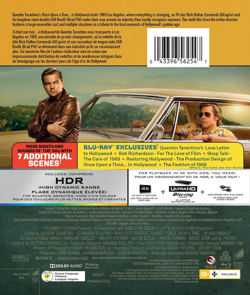 Once Upon A Time In Hollywood (4K-UHD)