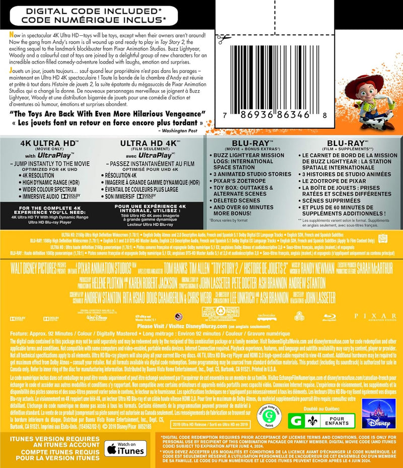 Toy Story 2 (4K-UHD)