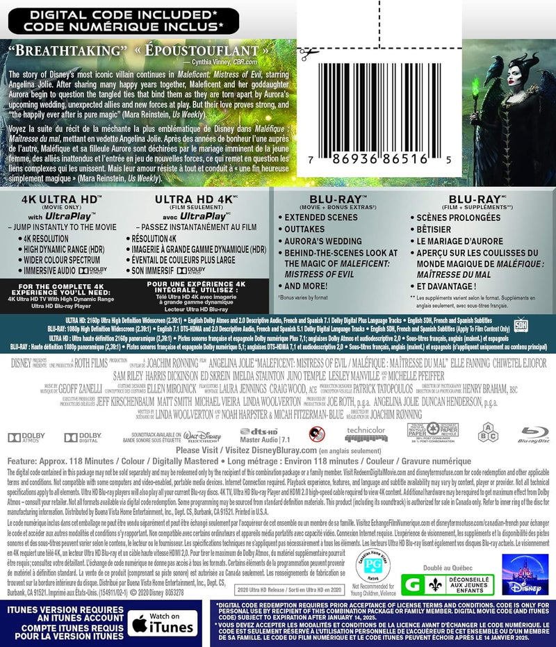 Maleficent: Mistress of Evil (4K-UHD)
