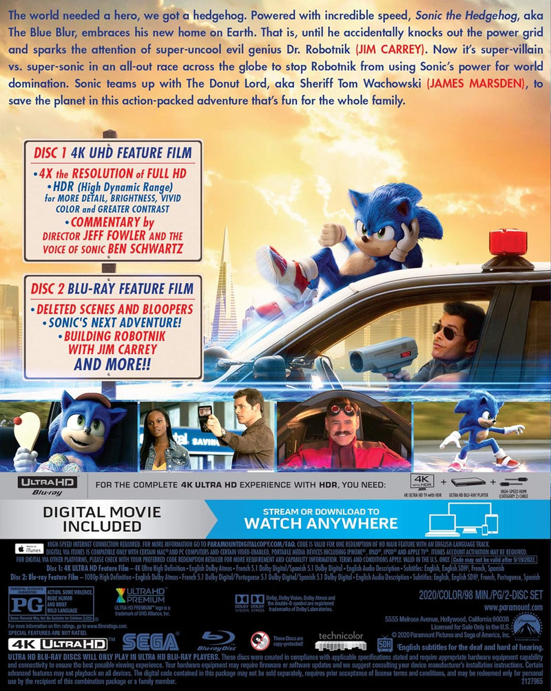 Sonic the Hedgehog (4K-UHD)