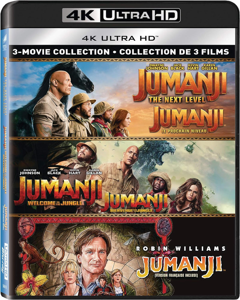 Jumanji: The Next Level/Jumanji: Welcome To The Jungle/Jumanji (1996) (4K-UHD)