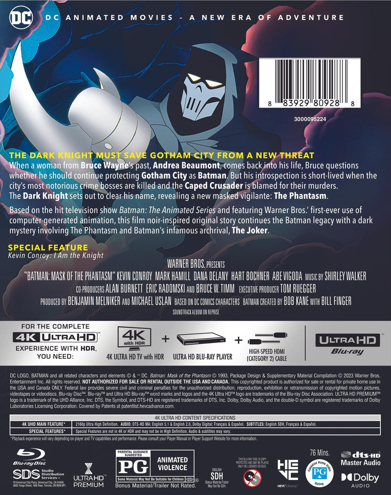 Batman: Mask of the Phantasm (4K-UHD)