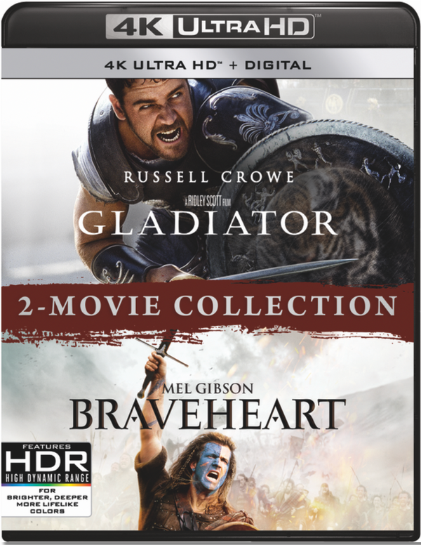 Gladiator/Braveheart: 2 Movie Collection (4K-UHD)